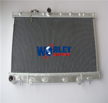 52mm Aluminum Radiator + Shroud + Fans for Subaru WRX STI GD GDA GDB ...