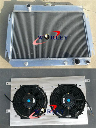 3 row aluminum radiator for Holden Torana LJ LC LH LX V8 with chev engine Manual 