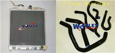 RADIATOR KING Aluminum Radiator For Honda CR-V 1997-2001 2.0L L4 | Bolt-On 2-Row With Cap