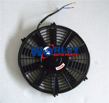 Maxiii 12 Inch Radiator Cooling Fans Universal Slim Pull Push Black Electric Fan 12V 80W 2150CFM with Mount Kit 