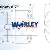 WRTIP08023 Dimension