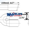 WRTIP08024 Dimension